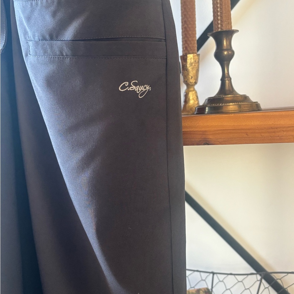 C. Saucy Scrub Dress, Pewter Size Large (fits a medium) - Picture 5 of 6